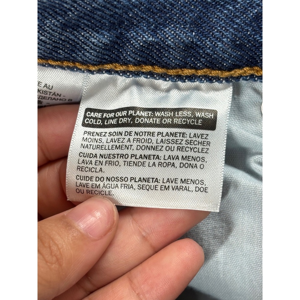 Levi's Denim‎ Mini Skirt Size 26 Blue Jean Skirt Womens Casual - Picture 3 of 10